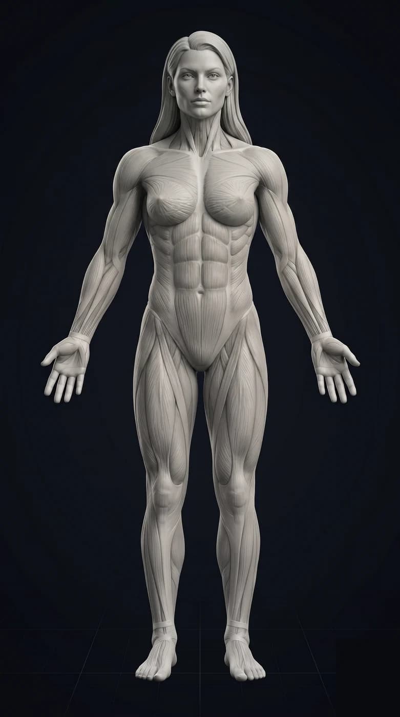 front muscle anatomy